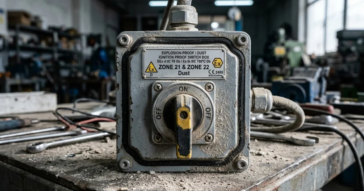 Zone 21 - Zone 22 Exproof Ekipman - Toz Ortamlarında Güvenli Elektrik Ekipmanları